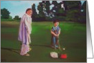 Golf lesson card