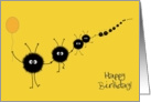 Bug Celebration (yellow) card