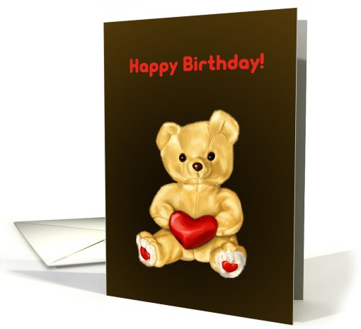 Cute Teddy card (834177)