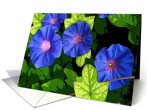 Blue Flower Card for Any Occasion card (1094704)