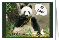Panda Father’s Day Card