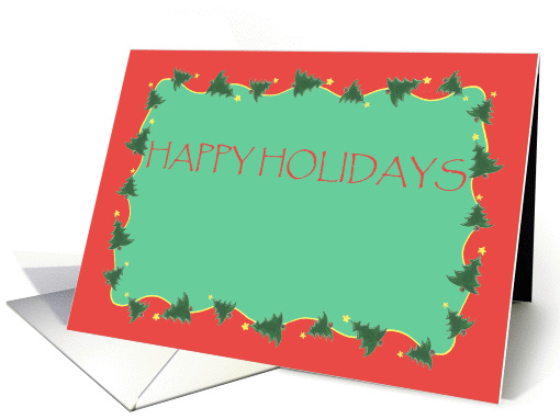 Christmas Tree card (102393)