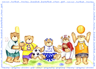 Sports Bears Card