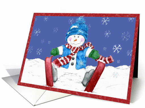 Snowman Holiday card (107939)