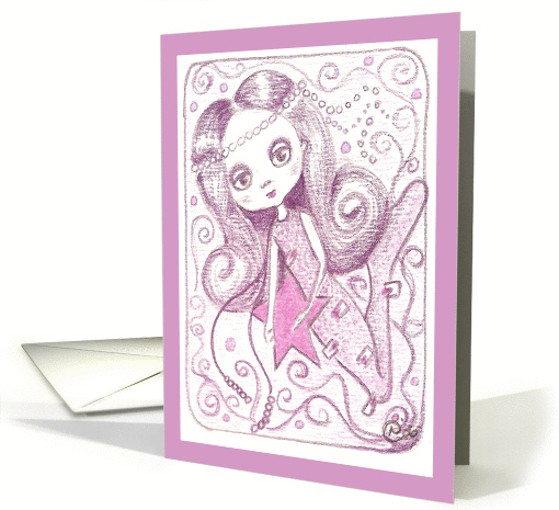Purple Mermaid card (234800)
