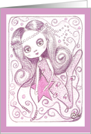 Purple Mermaid card