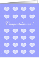 Congratulations ! - wedding card