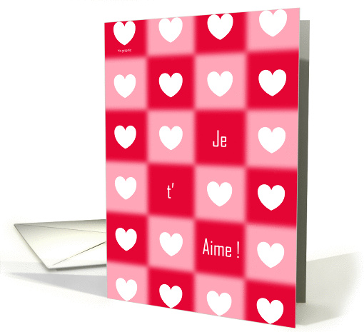 Je t'aime... - card written in french card (146806)