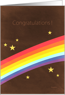 New baby - rainbow Card