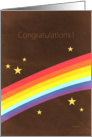New baby - rainbow Card