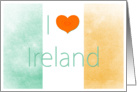 I love Ireland - flag themed cards