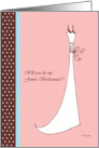Will you be my Junior Bridesmaid ? wedding attendants cards