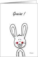 Gracias cards - rabbit card