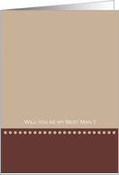 Best man cards - be my best man card