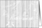 On your Retirement card. Floral themed card. card