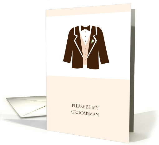 Please be my groomsman. card (241502)