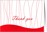thank you card - modern thank you cards