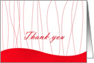 thank you card - modern thank you cards