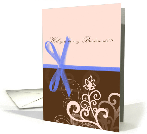 will you be my bridesmaid card (260590)