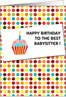 birthday cards for babysitter from greeting card universe the best babysitter