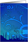 Ramadan Kareem greeting cards - Night version card