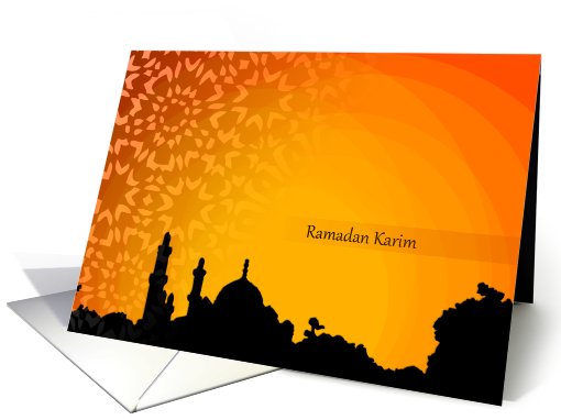 Ramadan Karim card written in french card (814281)