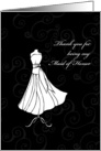 Thank you for being my Maid of Honor wedding card