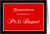 Congratulations for defending a dissertation year