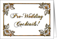 bronze - pre-wedding cocktails card