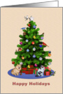 Merry Christmas Tree, Happy Holidays card