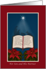 Son and Partner, Open Bible Christmas Message card