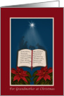 Grandmother, Open Bible Christmas Message card