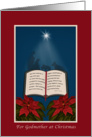 Godmother, Open Bible Christmas Message card