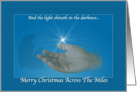 Christmas, Across the Miles, Religious, Nativity card