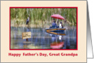 Great Grandpa’s Father’s Day Card for a Fisherman card