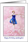 Birthday, Goddaughter, Ballet Dancer and Rose card