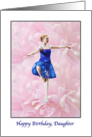 Birthday, Daughter, Ballet Dancer and Rose card