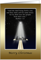 Christmas, Religious, Nativity card