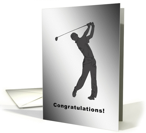 Congratulations, Golf, Hole-in-one card (1110796)