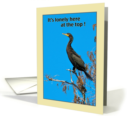 Friendship Card with Cormorant card (388875)