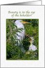 Beauty is in the eye of the Beholder Love Card
