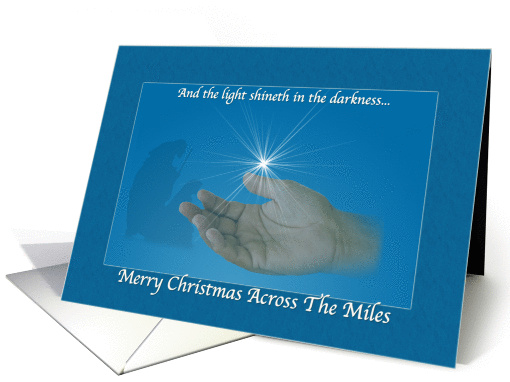 Christmas, Across the Miles, Religious, Nativity card (479041)