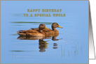 Uncle’s Birthday Card with Ducks card