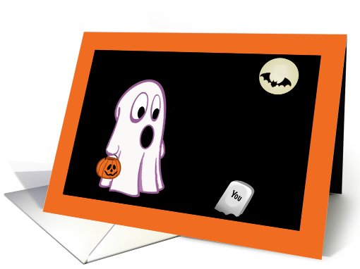 Halloween, Scared Ghost card (495263)