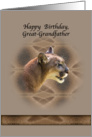 Great-Grandfather’s Birthday Card with Cougar card