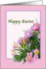 Easter Card with Spring Flowers card