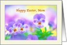Mom’s Easter Card with Pansies card