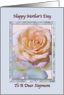 Stepmom’s Mother’s Day Card with Peace Rose card