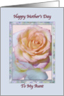 Aunt’s Mother’s Day Card with Peace Rose card