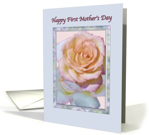 First Mother's Day Card with Peace Rose card (573200)